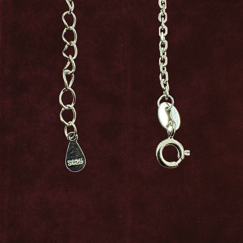 Vigilant Glimmer Multi-Color Charm Anklets Anklet Pair close up of hook 