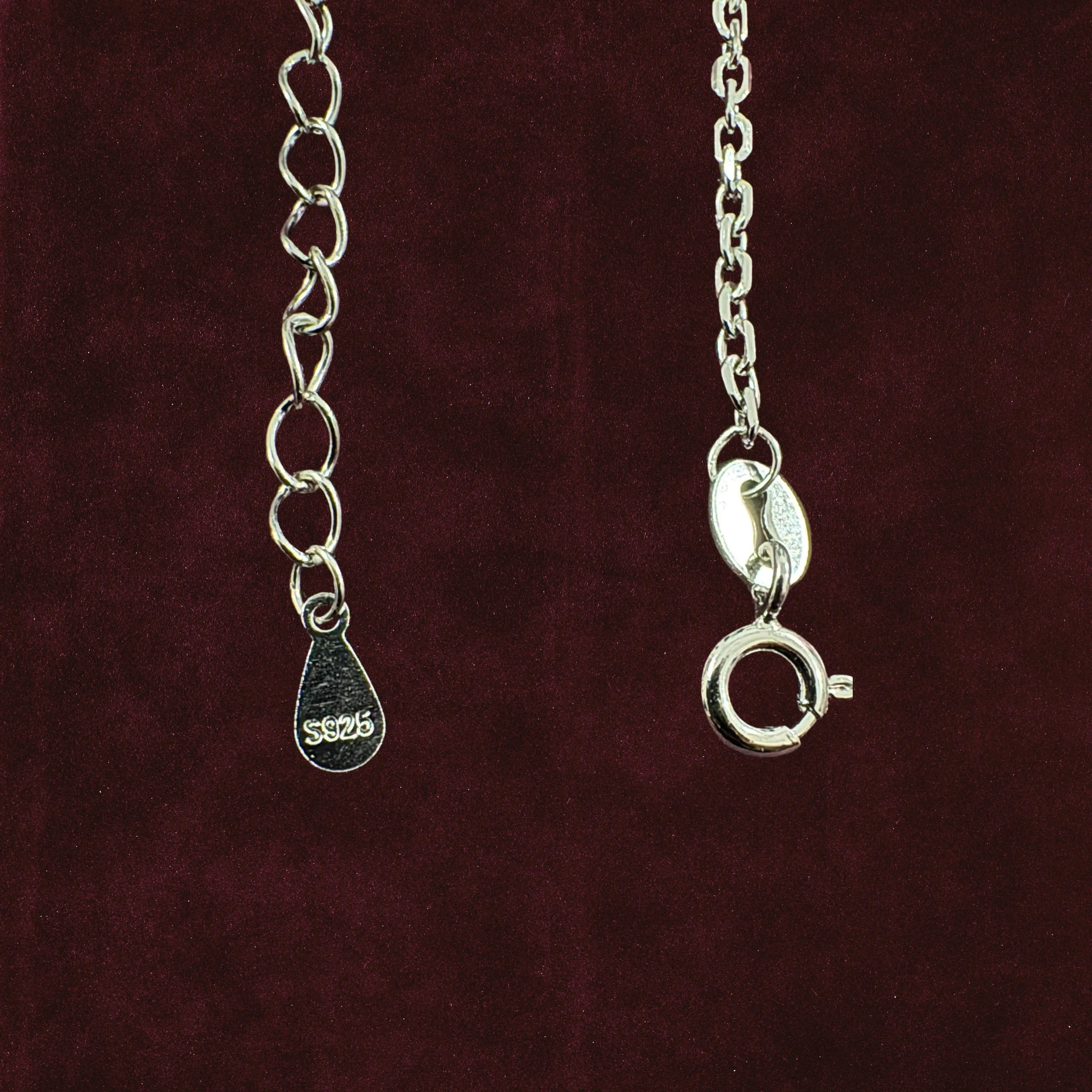 Vigilant Glimmer Multi-Color Charm Anklets Anklet Pair close up of hook 