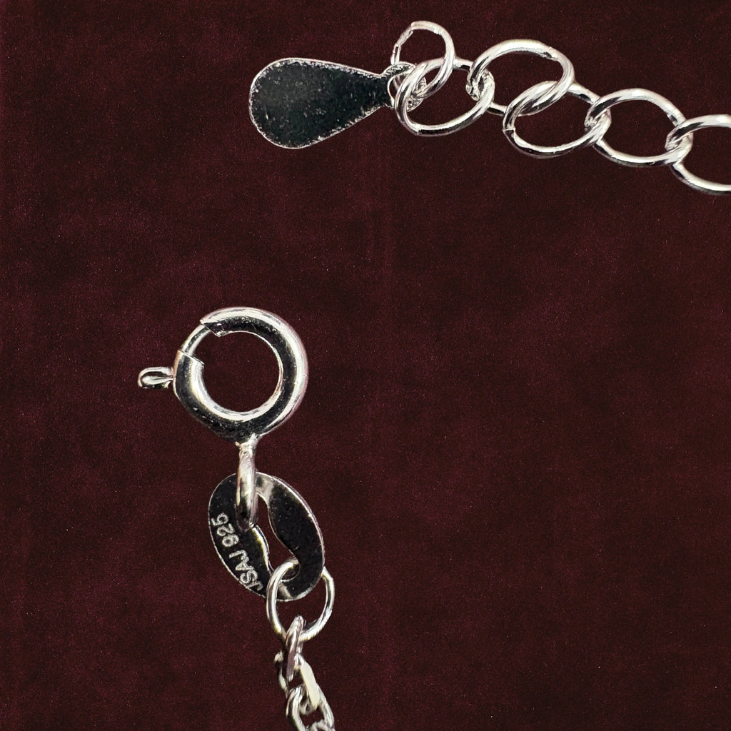 Neelima Glimmer Evil Eye Anklet Pair hook closeup