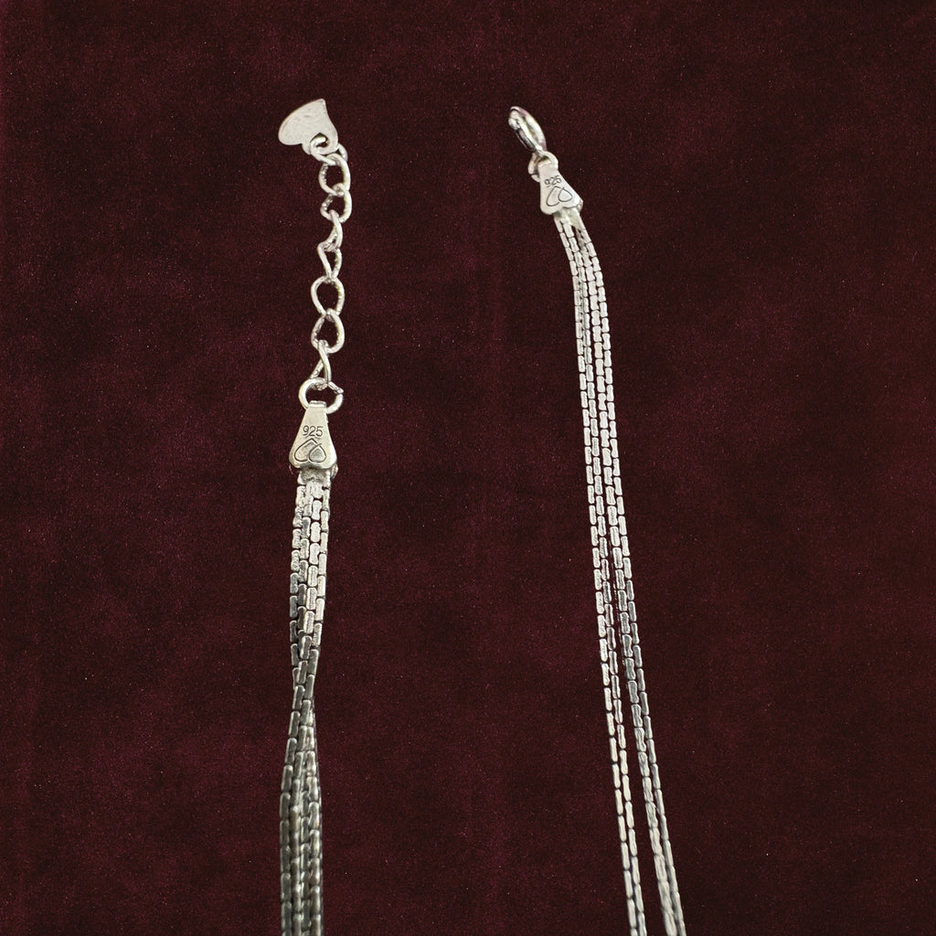Double-Strand Filigree Orbit Anklet hook