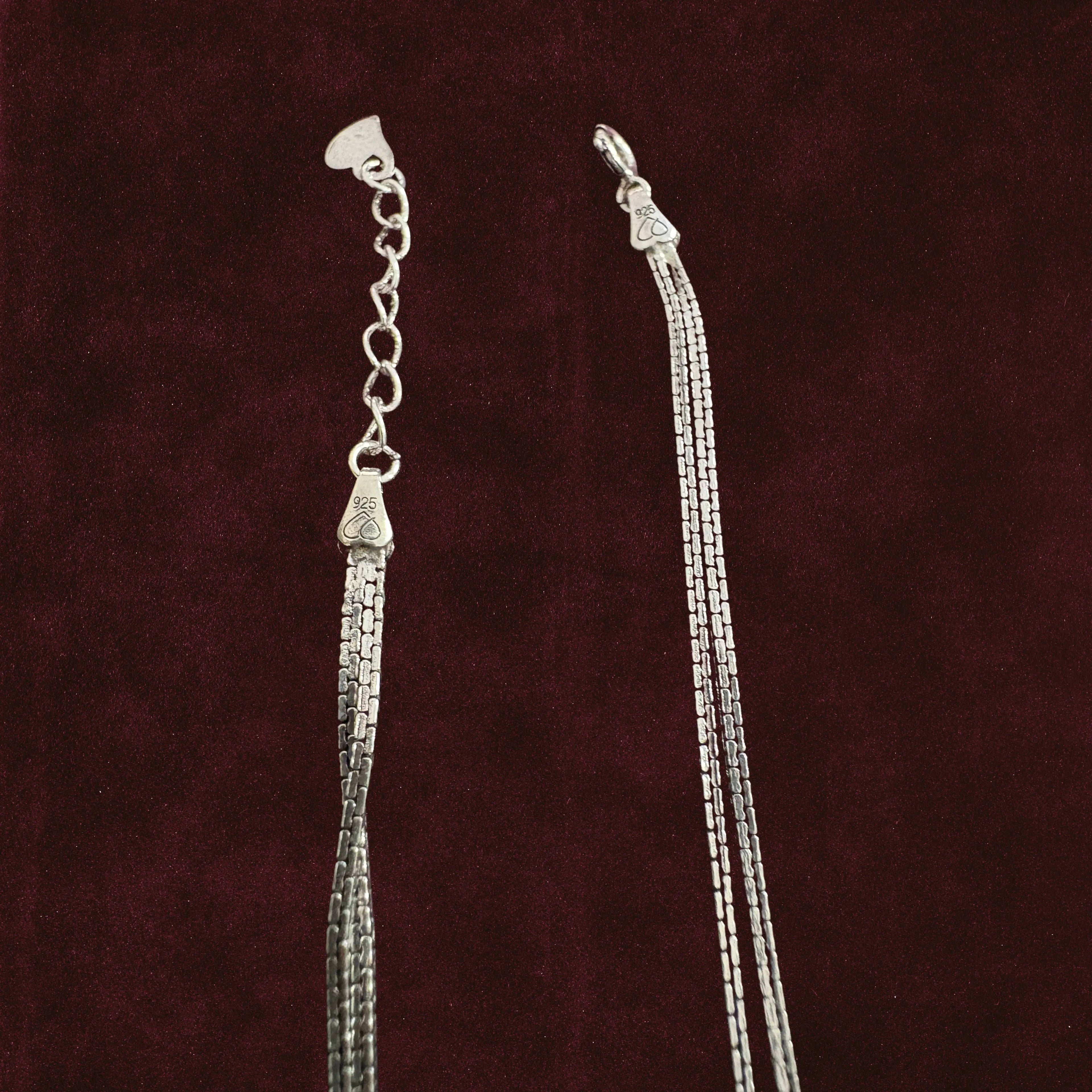 Double-Strand Filigree Orbit Anklet hook