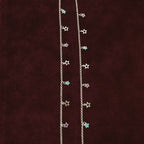 Starlit Charm Anklet Pair closeup on a solid background