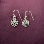 Ornate Filigree Sterling Silver Earrings