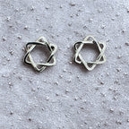 Intertwined Star Shaped Stud Earrings