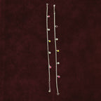 Vibrant Heart Charm Anklet Pair