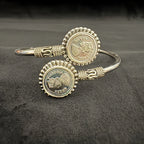 Vintage Silver Queen Victoria Coin Cuff Bracelet - Bhavya Silvers