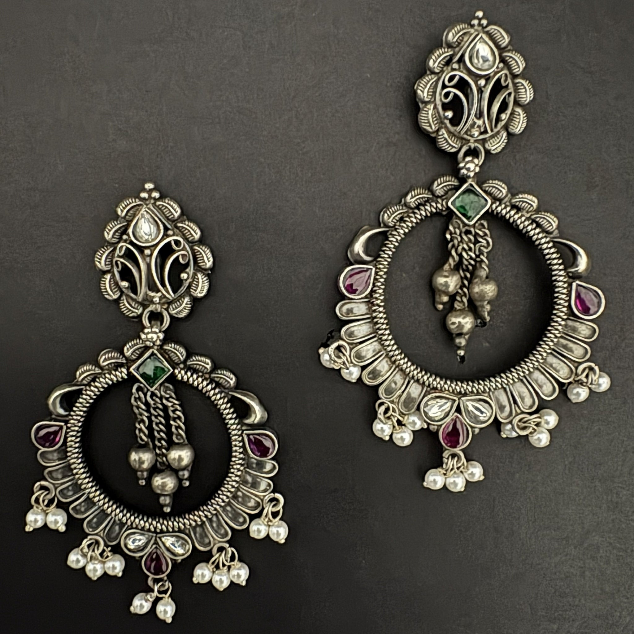 925 Silver Dangling Pearl Earring