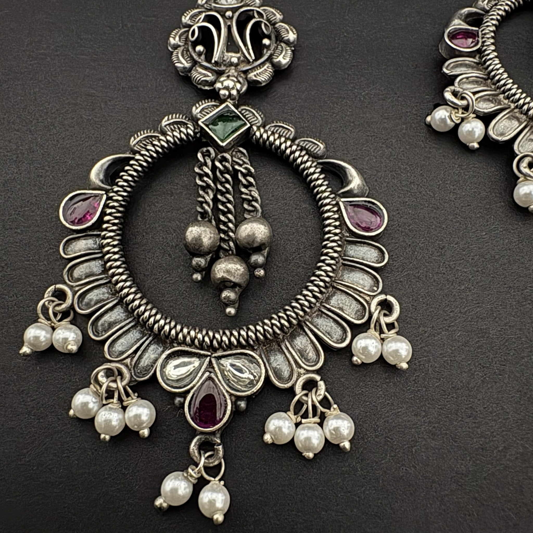 925 Silver Dangling Pearl Earring